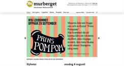 Desktop Screenshot of murberget.se